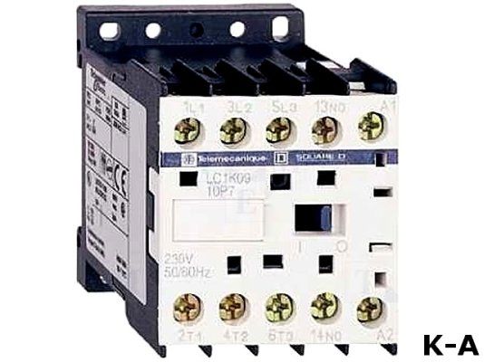 миниконтактор schneider electric lc1k12-10p7