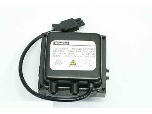 трансформатор поджига siemens zm 20/10 00427187