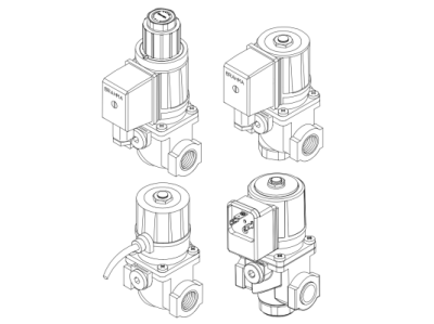 Газовый электромагнитный клапан Brahma E8/SB4*CFD