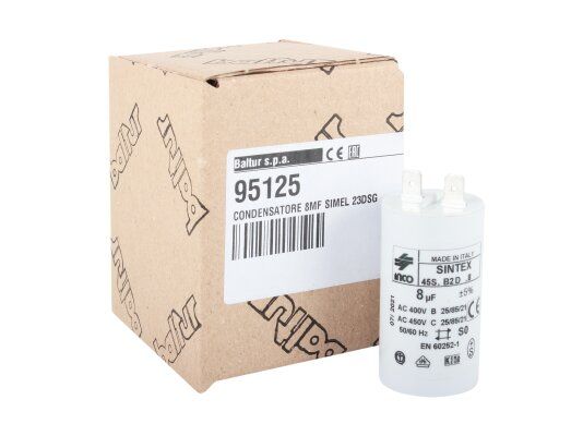 конденсатор baltur 8 мкф, 95125