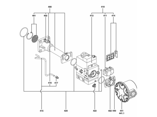 газовая рампа elco d311