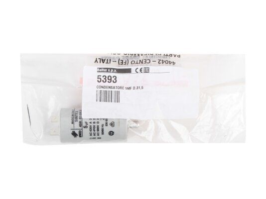 конденсатор baltur 5 мкф, 5393