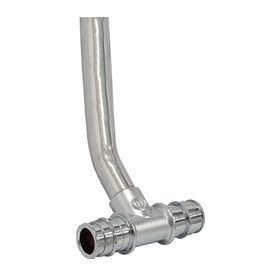 Тройник с хромированной трубкой для системы GX GIACOMINI GX158 16x15(L-200 мм)x16 (GX158X013)