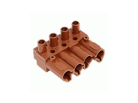 разъём wieland 4p коричневый, мама