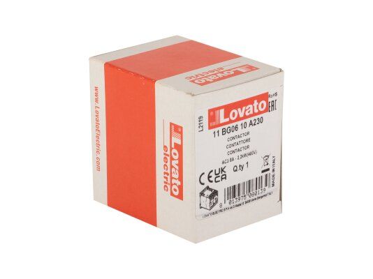 миниконтактор lovato 11bg0610a230