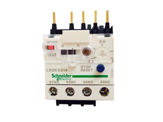 тепловое реле перегрузки schneider electric lr2k 0314 (5,5 - 8,0 a)