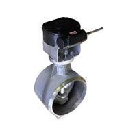 Затвор поворотный Broen стальной для теплоснабжения с/с Ду500 Ру25 с редуктором (161.152.500)