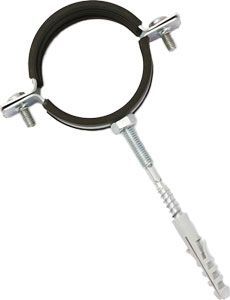 хомут uni-fitt 1” (31-38мм) с резиновым уплотнителем, шпилькой и дюбелем (850z4800)