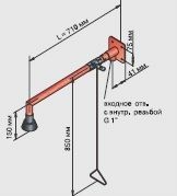 Модульный душ аварийный настенный для тела Broen (17 959.009)