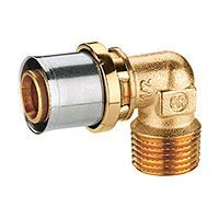 угольник giacomini с нар. резьбой 1 1/4 x(40x3,5) (rp127y066)