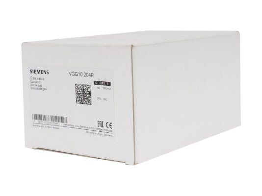 газовый электромагнитный клапан siemens vgg10.204p