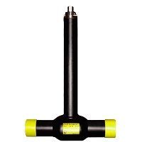 Кран шаровой Broen КШТ 69.112.200 стальной для теплоснабжения полный проход с/с Ду 200 Pу 25 с удлинением штока Н=1400 мм (КШТ 69.112.200.Б.1400)