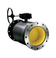 Кран шаровой Broen стальной Балломакс Фл/Фл Ду350 Pу25 ИСО фланец + редуктор (КШТ 61.103.350.Р.25)