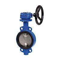 затвор дисковый genebre ду250 pу10/16 м/ф с редуктором (510318)