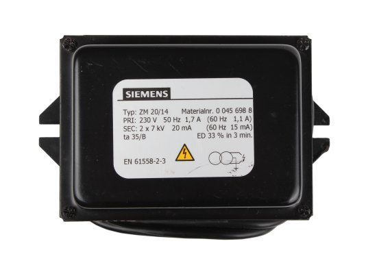 трансформатор розжига siemens zm 20/14 00456988