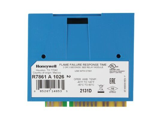усилитель сигнала пламени honeywell r7861 a 1026