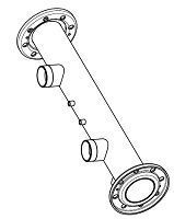 коллектор напорный ду80/ду32 2 насоса 3 - 1 1/4 mondeo (5md80125-101)