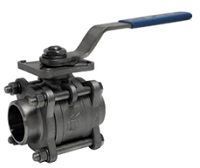 кран шаровой genebre 2026 ду80 pу63 3х составной полнопроходной под приварку нерж. сталь (202611)