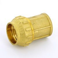 Муфта ПНД компрессионная переходная 32х1 ВР (латунная) Tiemme (3400005)