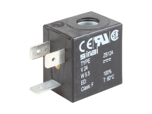 электромагнитная катушка sirai zb12a с переменным напряжением ac 24v (50-60 гц)