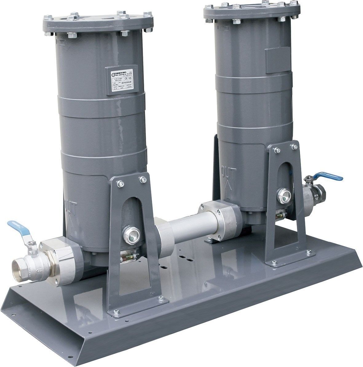 фильтрационная установка fg-300x2, 15/50 µm, 300 л/мин