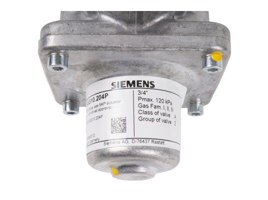 газовый электромагнитный клапан siemens vgg10.204p