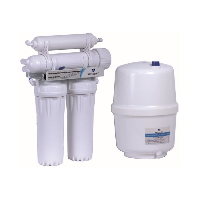 система обратного осмоса waterstry nw-ro50-np34 4 ступени (50gpd, бак 11,6л, кран d-13) (nw-ro50-np34)