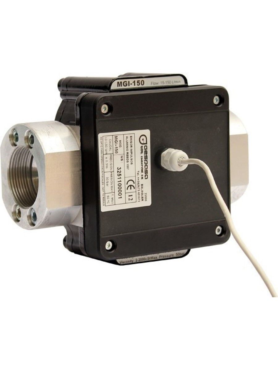 импульсный шестеренчатый счетчик mgi-250 f1 1/2