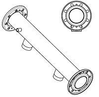 Коллектор всасывающий Ду80/Ду32 2 насоса 3 - 1 1/4 Mondeo (5MD80125-201)