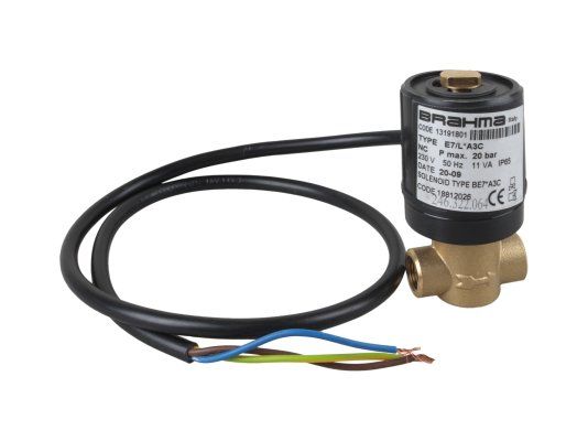 жидкотопливный электромагнитный клапан brahma e7/l*a3c 13191801