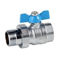 Кран шаровой Genebre 3046 Ду25 1 с б/р соединением (304606)