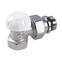 клапан отсечной угловой 1 , хромированный, отвод с герметичной прокладкой giacomini r14tg (r14x035)