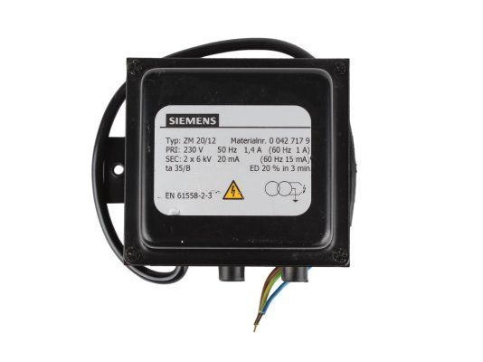 трансформатор розжига siemens zm 20/12 00427179