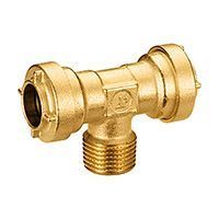 Тройник GIACOMINI с нар. резьбой 22x3/4 x22 (RC153X046)