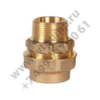 Переходник прямой для труб ПНД Beulco латунный 32 х R1 (нар) 7701 (114580)