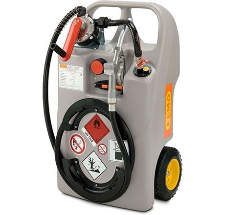 резервуар мобильный для дт 60 л, ручной насос