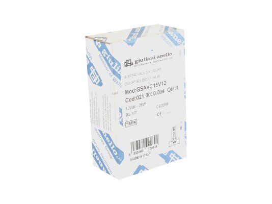 газовый электромагнитный клапан giuliani anello gsavo15v12