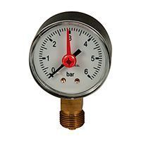 манометр giacomini 1/4 0-10 бар аксиальный (r225iy007)