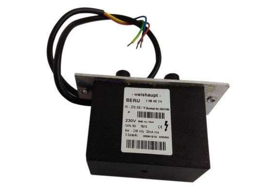 трансформатор розжига weishaupt w-zg 02/v 110 va