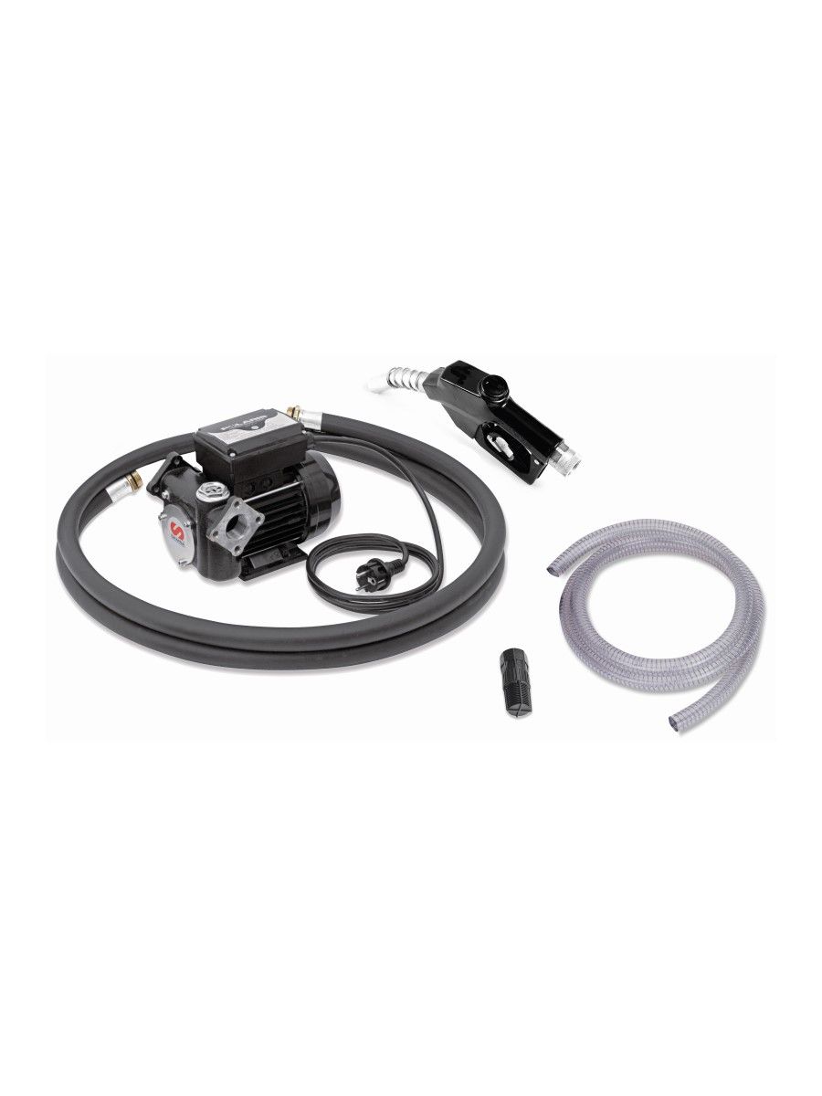 комплект с насосом для перекачки дт 50 л/м с автоматическим пистолетом