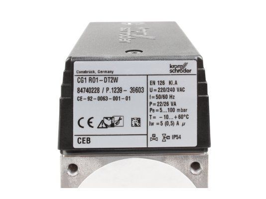 газовый клапан kromschroder cg1r01-dt2w, в сборе