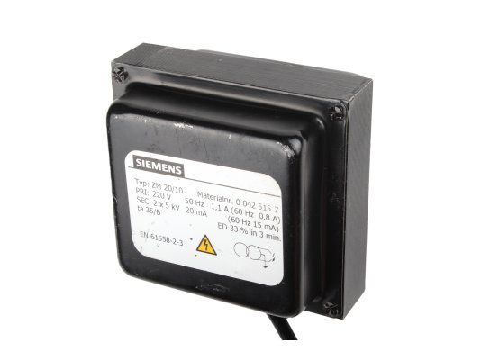 трансформатор розжига siemens zm 20/10 00425157