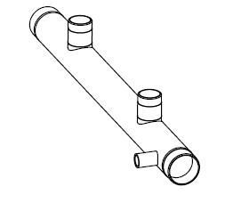 коллектор всасывающий ду50/ду32 2 насоса 2 - 1 1/4 mondeo (5m200125-201)