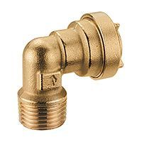 угольник giacomini с нар. резьбой 1/2 x20 (rc127x019)