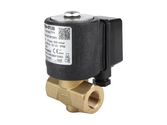 газовый электромагнитный клапан brahma e6g*s10*3/8*gmo 13747002