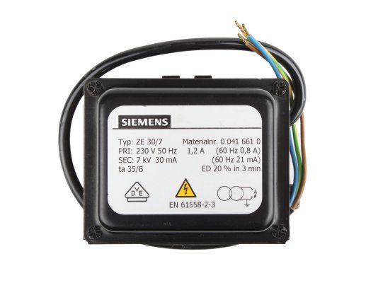 трансформатор розжига siemens ze 30/7 00416610