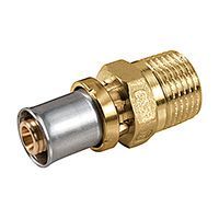 прямой фитинг giacomini с нар. резьбой 1 1/4 x(40x3,5) (rp107y066)