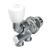 Термостатический микрометрический узел для одно-двухтрубных систем 3/4 x18, рукоятка поворотная GIACOMINI R304T (R304TX014)