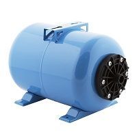 Гидроаккумулятор горизонтальный 35 ГП, пластиковый фланец Джилекс (7031)