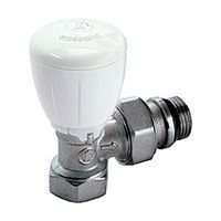 Клапан термостатический GIACOMINI угловой 1 *микрометрический, хромированный, отвод с герметичной прокладкой (R421X132)